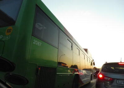 Bus in Traffic, Johannesburg-South Africa