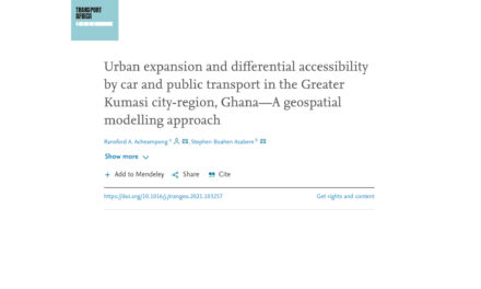 Urban expansion and differential accessibility by car and public transport in the Greater Kumasi city-region, Ghana-A geospatial modelling approach