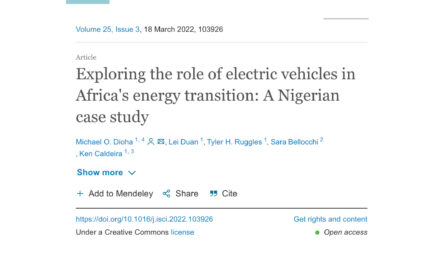 Exploring the role of electric vehicles in Africa’s energy transition: A Nigerian case study