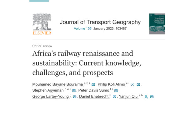 Africa’s railway renaissance and sustainability: Current knowledge, challenges, and prospects