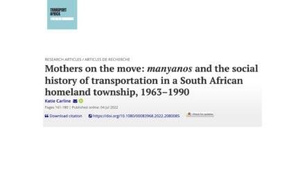 Mothers on the move: Manyanos and the social history of transportation in a South African homeland township, 1963–1990