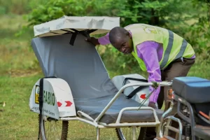 Uganda’s bicycle ambulances